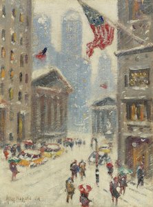 Broad Street In The Winter — Guy Carleton Wiggins
