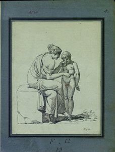 Woman And Child — Charles Meynier