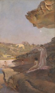 Tamarama Beach, Forty Years Ago, A Summer Morning — Julian Ashton, Barbizon School
