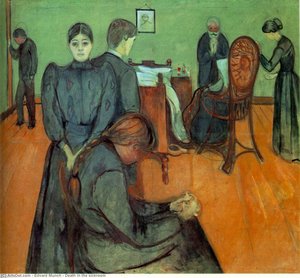 Death In The Sickroom — Edvard Munch, Expressionism
