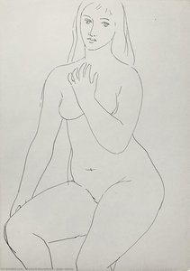 Nude Sitting — Hryhorii Havrylenko