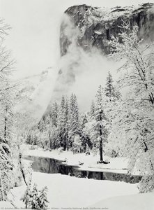 El Capitan, Winter | Yosemite National Park, California Series — Ansel Adams