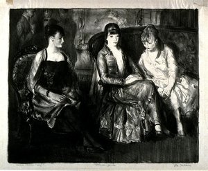 Marjorie, Emma And Elsie — George Wesley Bellows
