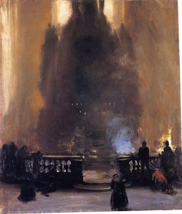 Church Interior — Adolph Von Menzel