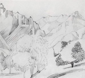 Landscape In Kalaki (gohtan) — Martiros Sarian