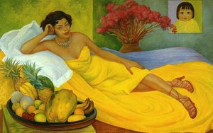 Portrait Of Sra. Dona Elena Flores De Carrillo — Diego Rivera
