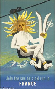 Join The Sun On A Ski-run In France — Willem Cornelis Rip