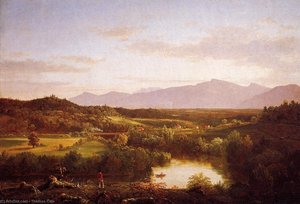 River In The Catskills — Thomas Cole, Hudson River School