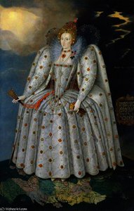 Queen Elizabeth I ('the Ditchley Portrait') — Marcus The Younger Gheeraerts, Tudor Portraiture