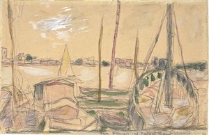 View Of The Port Of Cannes — Pierre Bonnard, Impressionism