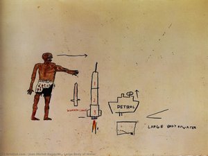 Large Body Of Water — Jean Michel Basquiat