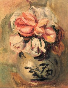Vase Of Flowers — Pierre-auguste Renoir, Impressionism