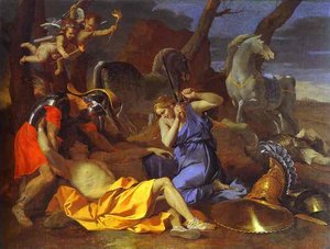 Tancrede And Erminia — Nicolas Poussin, French Classicism