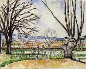 The Trees Of Jas De Bouffan In Spring — Paul Cézanne
