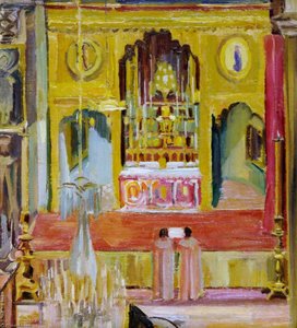 Interior Of The Armenian Church — David Bomberg