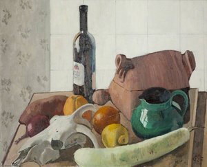 Still Life With Sheep Skull — Geoffrey Scowcroft Fletcher