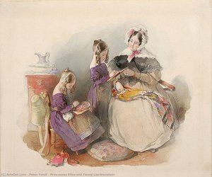 Princesses Elise And Fanny Liechtenstein — Peter Fendi, Biedermeier