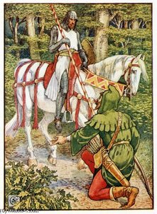 Lyttel John And The Knyghte — Walter Crane, Children's Book Illustration
