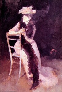 Rose And Silver Portrait Of Mrs Whibley — James Abbott Mcneill Whistler