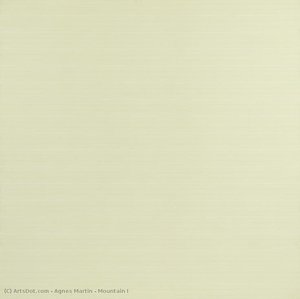 Mountain I — Agnes Martin