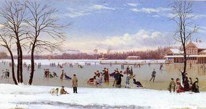 Skating In The Bois De Boulogne — Conrad Wise Chapman