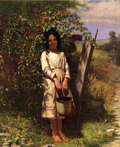 Blackberry Picking — John George Brown