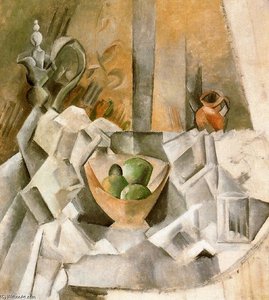 Garrafa, Jarra Y Frutero — Pablo Picasso
