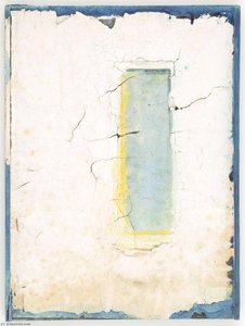 Untitled (blue And White Paint With Window Effect) — Joseph Cornell
