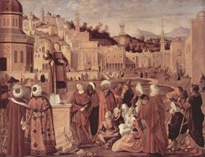 St. Stephen Preaching — Vittore Carpaccio