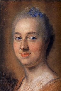 Study For Portrait Of Unknown Woman — Maurice Quentin De La Tour