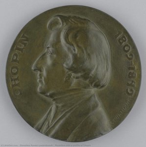 Medallion With A Profile Of Chopin — Stanisław Roman Lewandowski