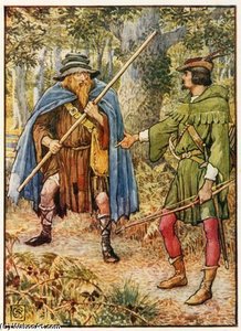 Robin Hood And The Beggar-spy — Walter Crane, Children’s Book Illustration