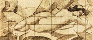 Female Nude, Reclining — Carl Newman