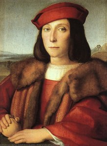 Portrait Of A Man With An Apple (possibly Francesc — Raphael
