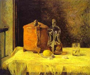 At The Window — Eugène Henri Paul Gauguin, Post-impressionism