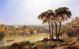 Summer, Noonday On The Arno — Jasper Francis Cropsey