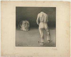 Self-reflection, C. 1901-1902 — Alfred Kubin