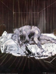 Two Figures, 1953 — Francis Bacon