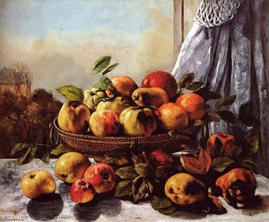 Still Life Fruit — Gustave Courbet, Realism