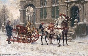 Preparing The Sleigh — Otto Eerelman