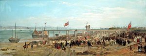 Laying The Foundation Stone Of Birkenhead Docks — Edward Duncan