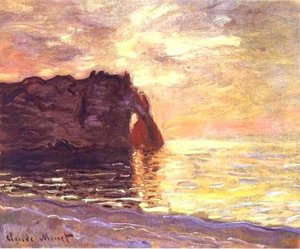 Etretat. The End Of The Day — Claude Monet, Impressionism
