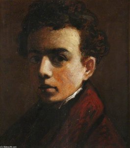 Self Portrait, Aged - (16) — John Scarlett Davis, Romanticism
