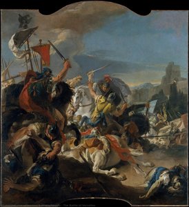 The Battle Of Vercellae — Giambattista Tiepolo, Rococo