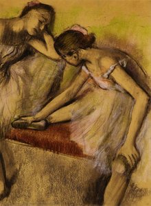 Dancers In Repose — Edgar Degas, Impressionistic Realism