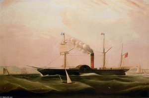 The Paddle Steamer 'city Of London' — William Clark
