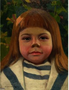 Portrait Of Kibbey Whitman Couse — Eanger Irving Couse