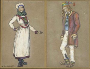 Sketches Of Costumes For ''peer Gynt'' — Nicholas Roerich