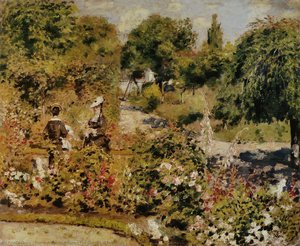 The Garden At Fontenay — Pierre-auguste Renoir