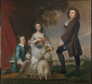 Thomas (1740–1825) And Martha Neate (1741–after 1795) With His Tutor, Thomas Needham — Alan Reynolds, Neoclassicism